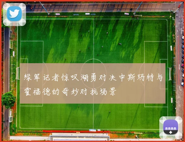 绿军记者惊叹湖勇对决中斯玛特与霍福德的奇妙对抗场景