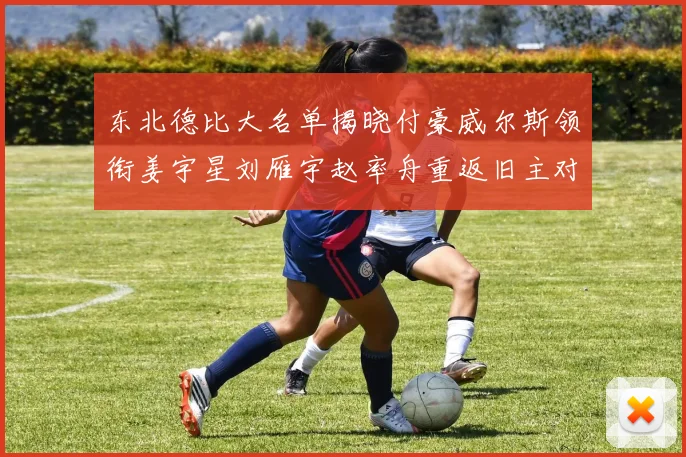 东北德比大名单揭晓付豪威尔斯领衔姜宇星刘雁宇赵率舟重返旧主对决